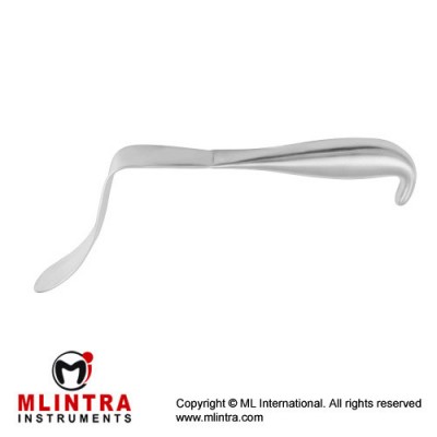 Legueu Retractor Stainless Steel, 26 cm - 10 1/4" Blade Size 90 x 35 mm